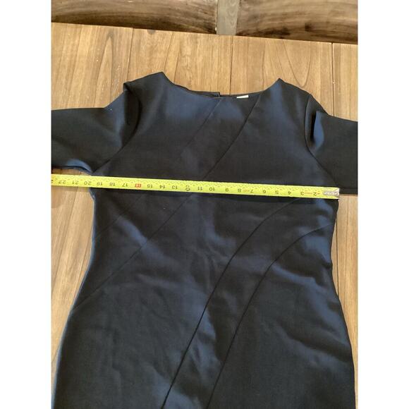 Doncaster Black Mini Shift Dress 3/4 Sleeve Formal Business Office Classic 14 - Picture 14 of 16